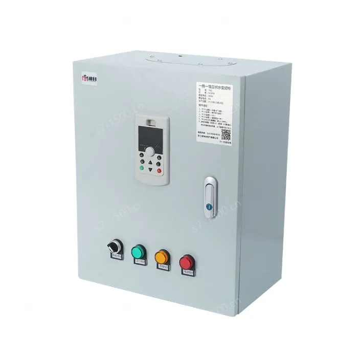 790 One Drag Inverter 1.5KW-22KW Variable Frequency VFD Single Phase 220V/380V Cabinet for Constant Pressure Water Supply Motor